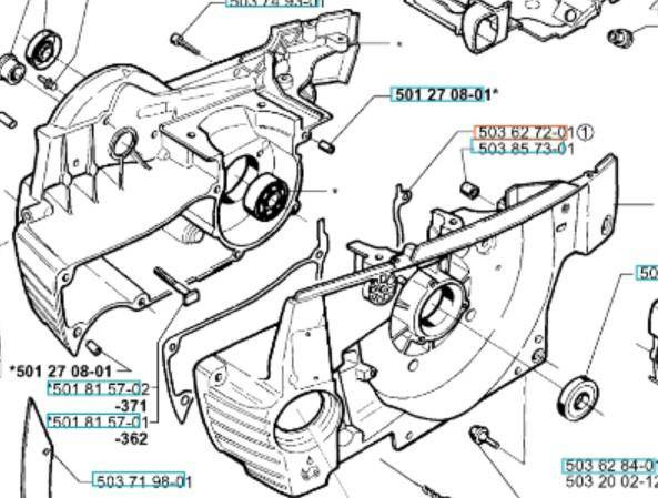 Uszczelka karteru Husqvarna 365