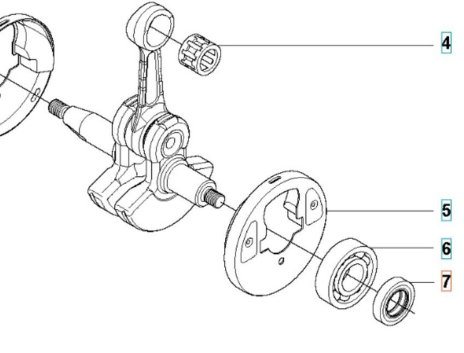 Uszczelniacz Husqvarna 333 R 535RX