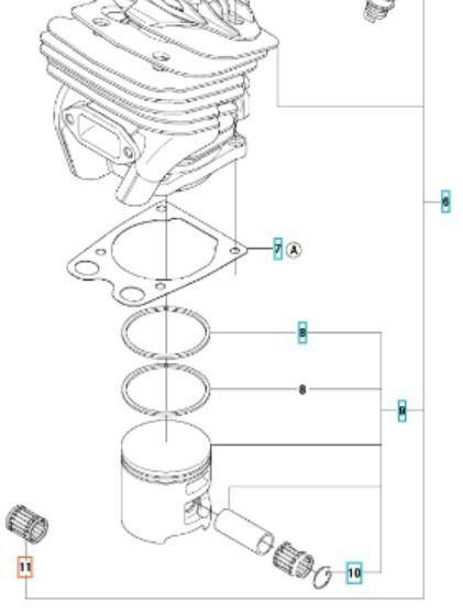 Łożysko Husqvarna pilarka 365 372 577572401