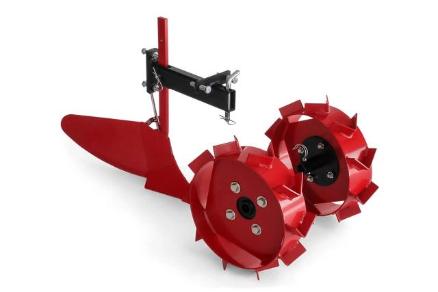 Obsypnik z metalowymi kołami