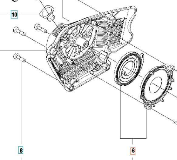 Sprężyna rozrusznika Husqvarna 560 XP 555 550 562