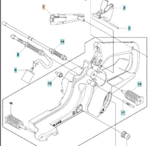 Nakładka na rączkę Husqvarna 135
