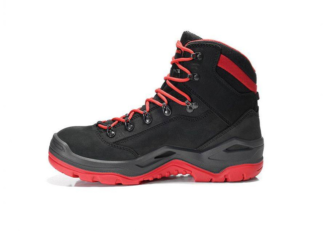 BUTY GORE-TEX LOWA RENEGADE WORK GTX MID S3 CI CZERWONE