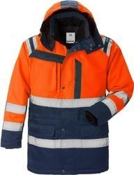 ZIMOWA KURTKA PARKA ODBLASKOWA FRISTADS HI-VIZ KLASY 3 4042 PP