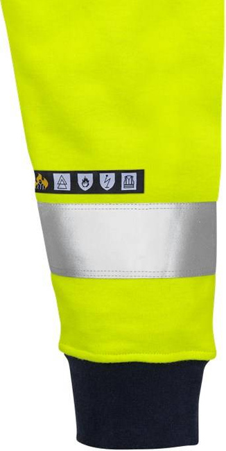 BLUZA ODBLASKOWA FRISTADS FLAMESTAT KLASA 3 7076 SFLH