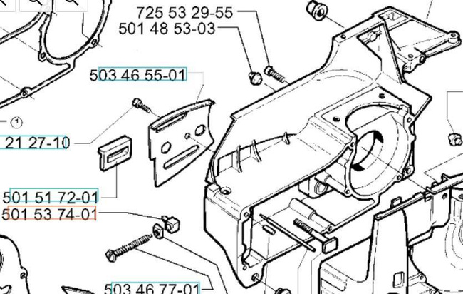 Napinacz Husqvarna 394