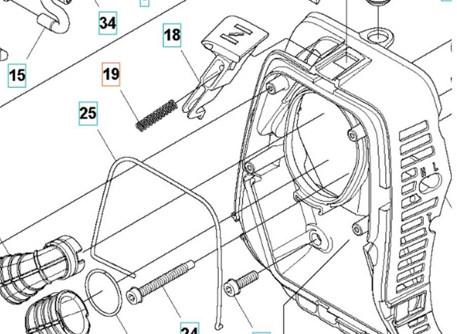 Sprężyna Husqvarna 545F