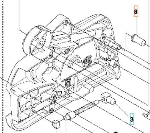 Tuleja gumowa Husqvarna 345