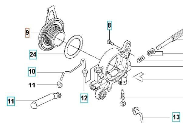 Ślimak Husqvarna 365