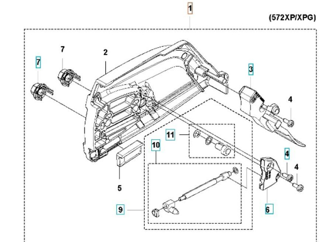 Osłona sprzęgła Husqvarna