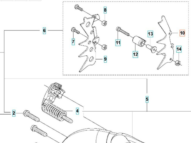 Ostroga Husqvarna 562