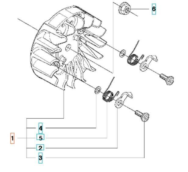 Koło magnesowe Husqvarna 435 e II 440 e II