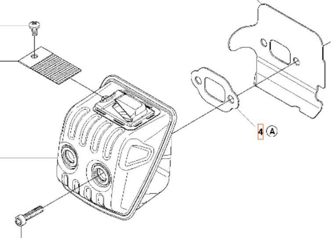 Uszczelka tłumika Husqvarna 135 435 440 445 450