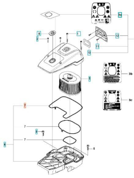 Uszczelka Husqvarna K970