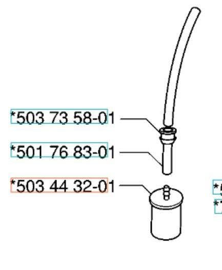 Filtr paliwa Mcculloch