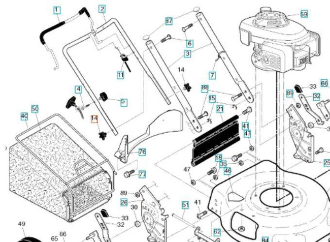 Pokrętło Husqvarna R 152