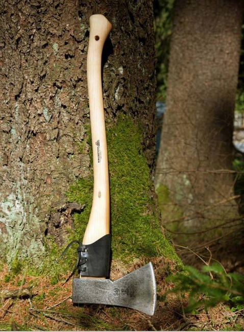 Siekiera leśna 1.25kg styl. jesion. pokostowane