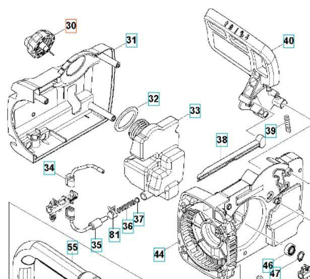 Korek oleju Husqvarna 420 EL