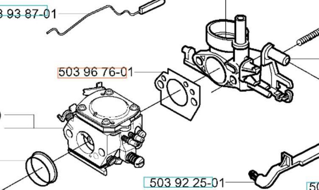 Uszczelka filtra Husqvarna 357 XP