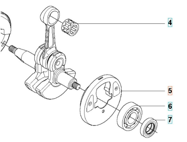 Osłona wału Husqvarna 333R