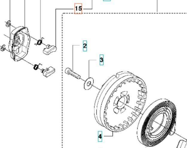 Zabieraki Husqvarna 323 R