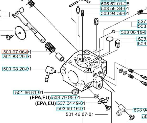 Sprężyna Husqvarna 346XP