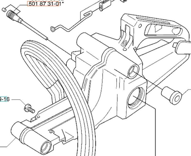 Odpowietrznik paliwa Husqvarna 254 372 XP
