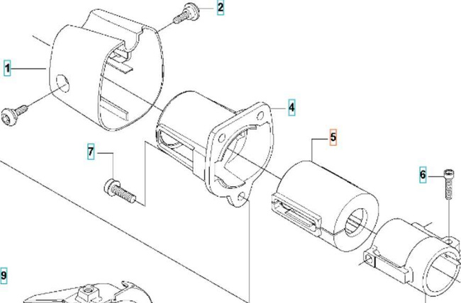 Amortyzator Husqvarna 333R