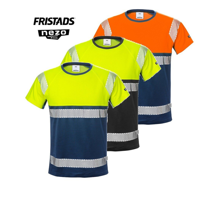 KOSZULKA ODBLASKOWA FRISTADS HI-VIZ KLASY 1 7518 THV