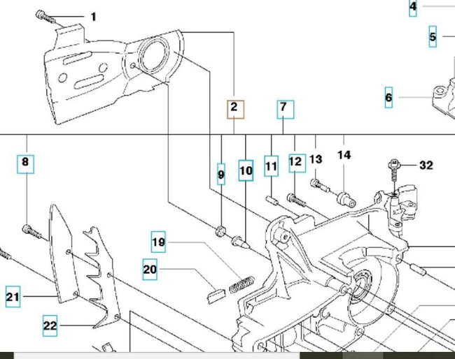 Osłona karteru Husqvarna 346