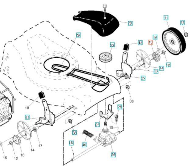 Koło zębate Husqvarna Zębnik koło kosiarek