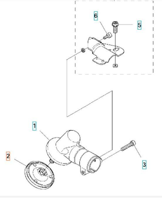 Tarcza pędna Husqvarna 323r 525rx
