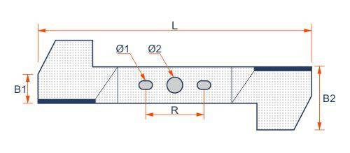 Nóż kosiarka Husqvarna LC 348