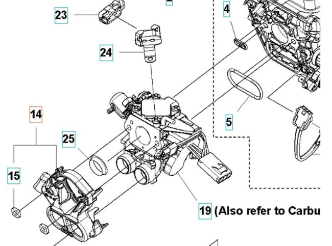 Kołnierz łącznika gaźnika Husqvarna 560