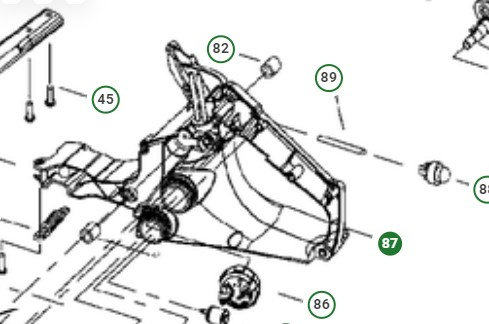 Zbiornik paliwa pilarki Partner P340S, P350S, P360S