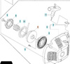 Koło rozrusznika Husqvarna 340 345 350 435 440