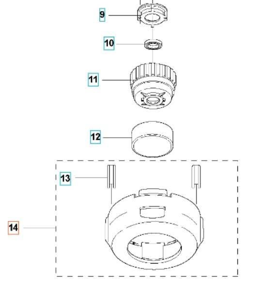 Pokrywa dolna Husqvarna