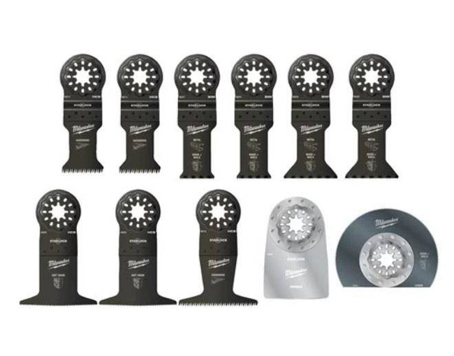 Zestaw brzeszczotów Milwaukee multitool - 11 szt