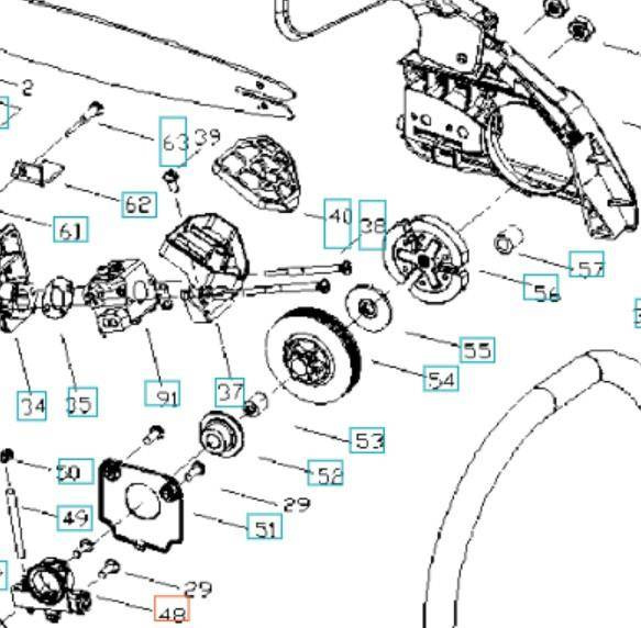 Pompa oleju Partner P340,350,360