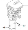 Uszczelka cylindra Husqvarna 135 435 440