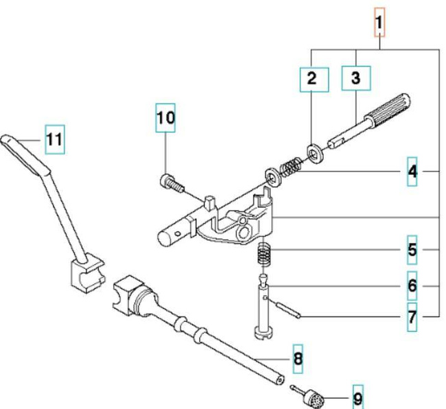 Pompa oleju Husqvarna 357, 359 460 455 Rancher