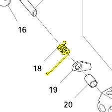 Sprężyna Gaźnika 340 357 - ssanie