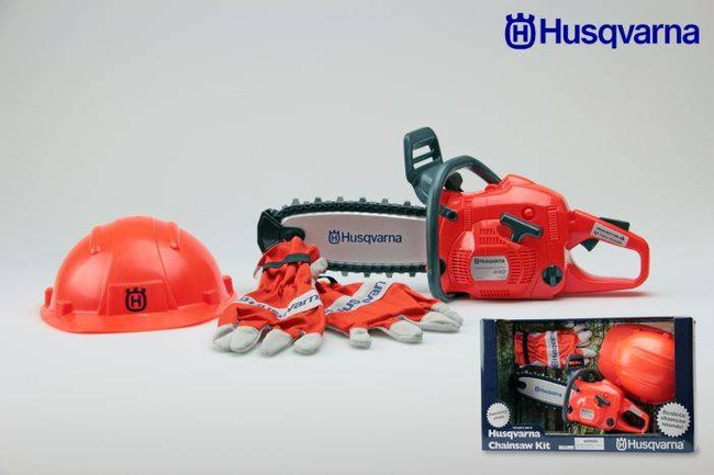 Zabawka zestaw pilarza Husqvarna