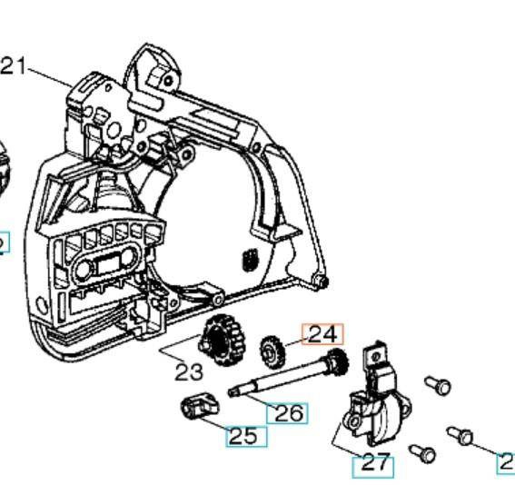 Kółko zębate napinacza Husqvarna 236 240