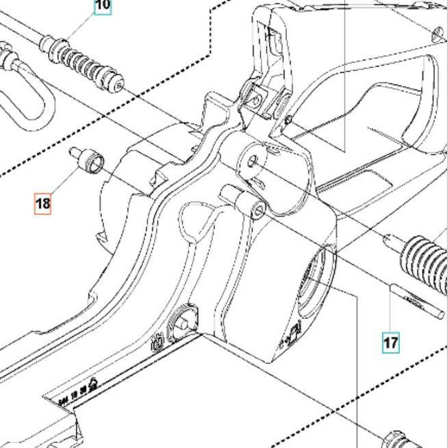 Odpowietrznik zbiornika paliwa Husqvarna
