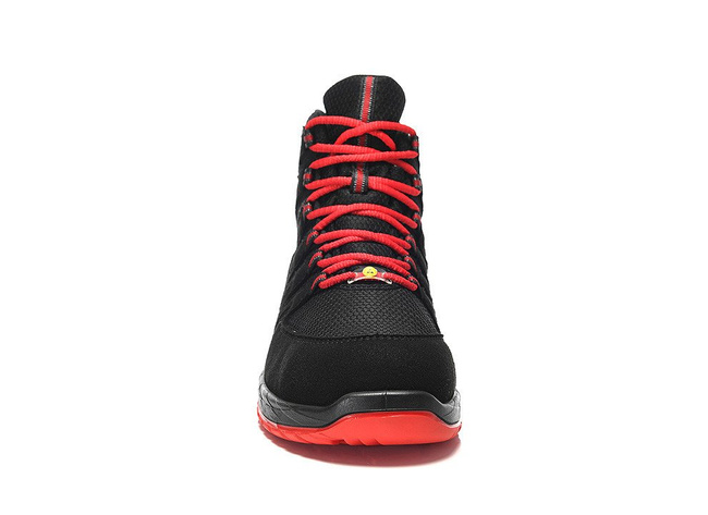 BUTY OCHRONNE ELTEN MADDOX GTX CZARNO-CZERWONE MID ESD S3