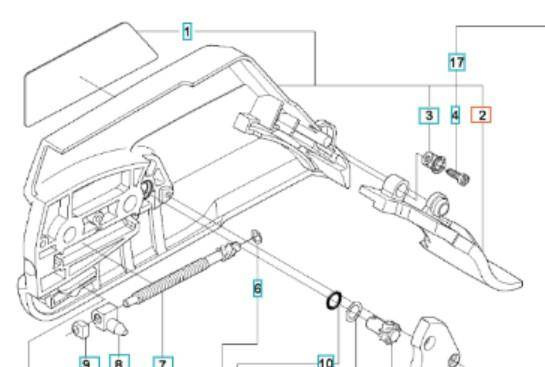 Osłona chlapacz Husqvarna 365,372