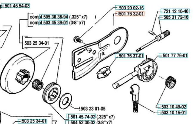 Osłona karteru Husqvarna 51