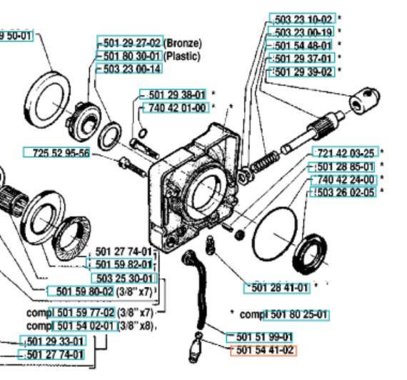 Filtr oleju Husqvarna 254 257 572