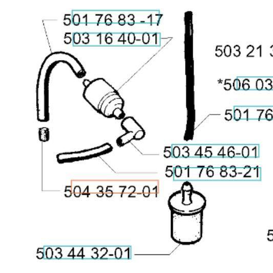 Odpowietrznik 40 sitko Husqvarna